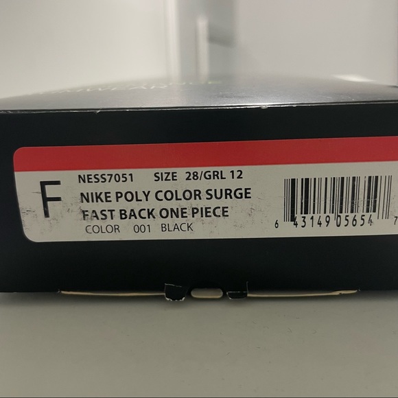 Nike Poly Color Surge Fastback One Piece Swimsuit - Picture 6 of 6